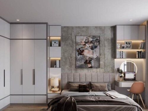 Mẫu Tủ Quần Áo Âm Tường Đẹp, Hiện Đại 2025