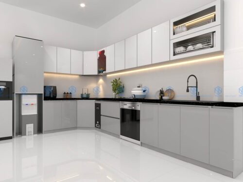 Tủ Bếp Inox Cánh Inox