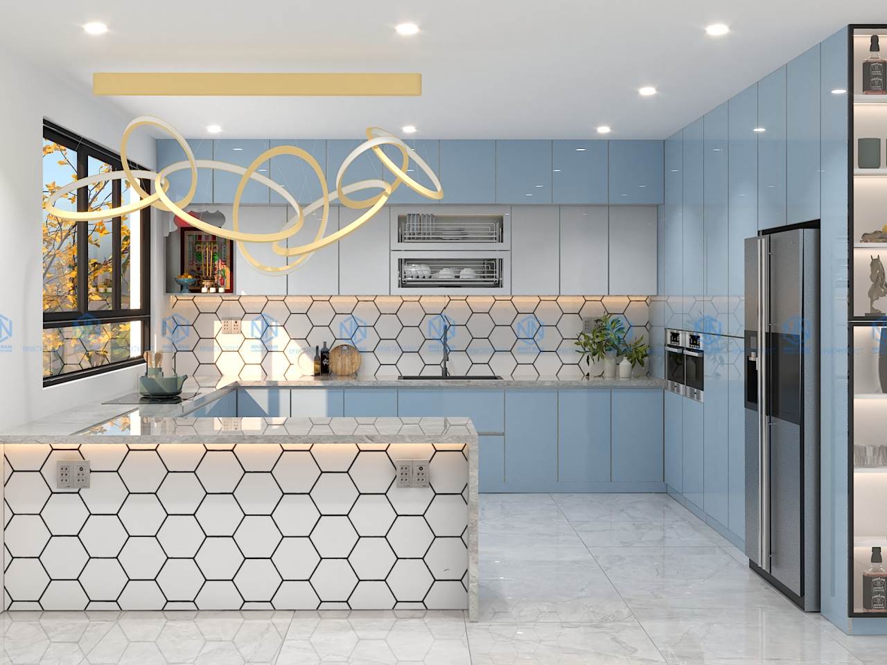 Xu Hướng Thiết Kế Tủ Bếp Inox Hiện Đại Nổi Bật Năm 2025