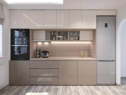 Tủ Bếp Inox Cánh Acrylic