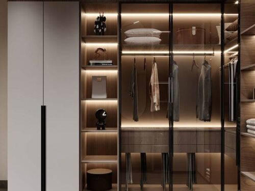  Tủ Quần Áo Inox Cánh Kính