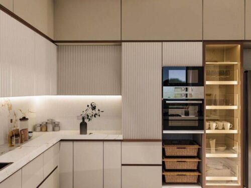 tủ bếp gỗ nhựa Picomat