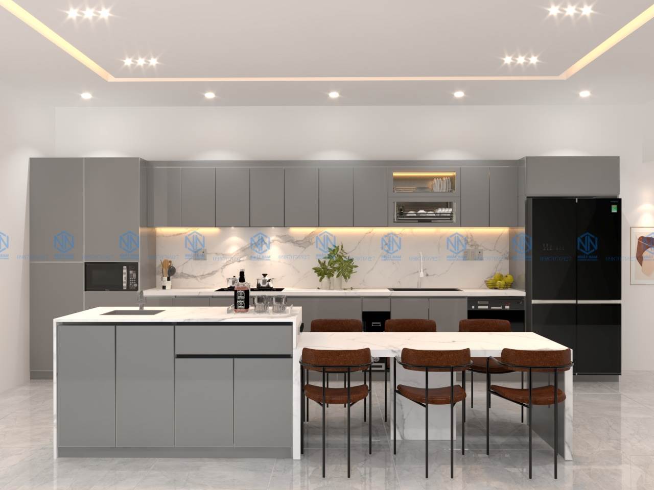 Tủ bếp inox cao cấp