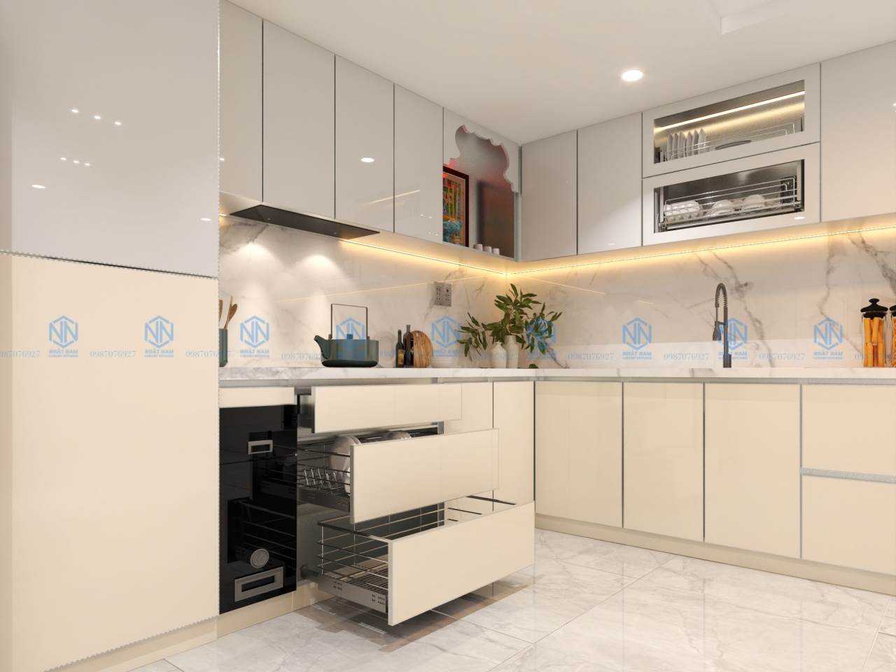 Tủ Bếp Inox Cao Cấp
