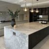 Đảo Bếp Inox Kết Hợp Mặt Đá