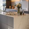 Đảo Bếp Inox Kết Hợp Mặt Đá