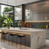 Đảo Bếp Kết Hợp Bàn Ăn
