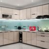 Tủ Bếp Hợp Kim Nhôm Cánh Kính