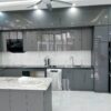 Tủ bếp Inox caro 3 lớp hệ module