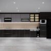 Tủ Bếp Nhôm Cánh Melamine