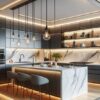 Tủ Bếp Inox Có Bàn Đảo