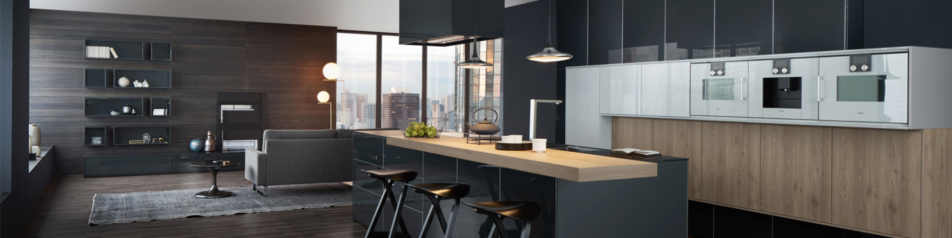 breakcrumb-project Tủ Bếp Hợp Kim Nhôm Cánh Kính