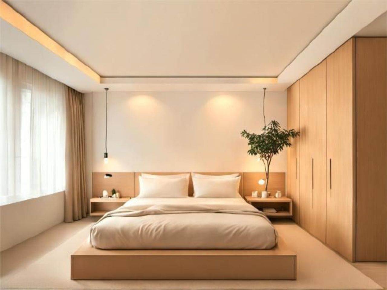 Giường Gỗ MDF Phủ Melamine  