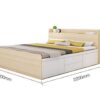 Giường Gỗ MDF 1M8