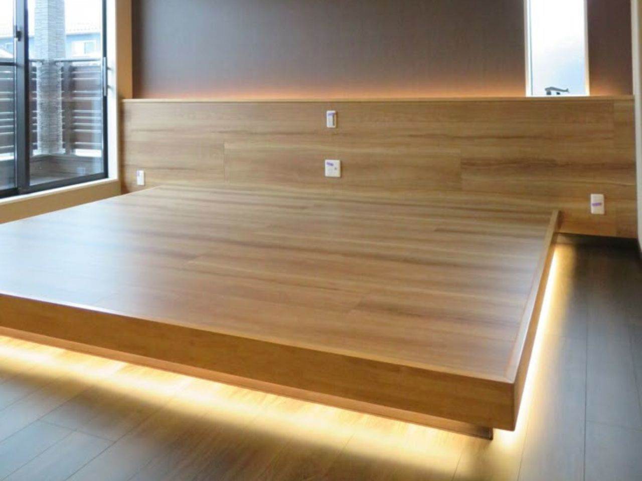 Giường Gỗ MDF Phủ Melamine  