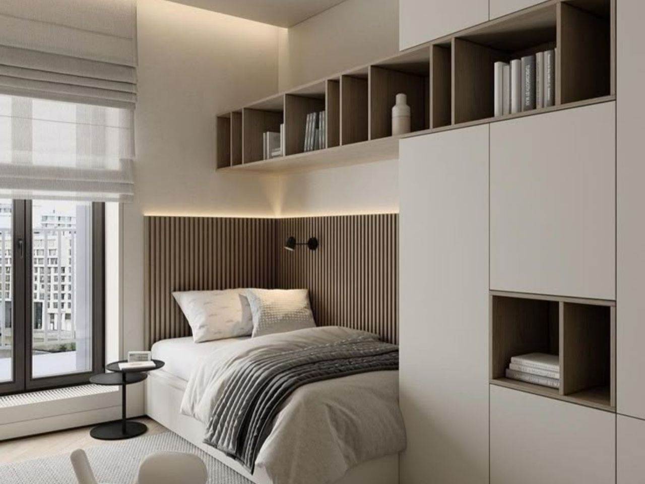 Giường Ngủ MDF Kết Hợp Tủ Quần Áo 