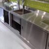 Tủ Bếp Inox Caro 1 Lớp Hệ Module
