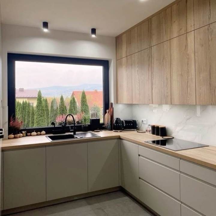 Tủ Bếp Inox Cánh Laminate