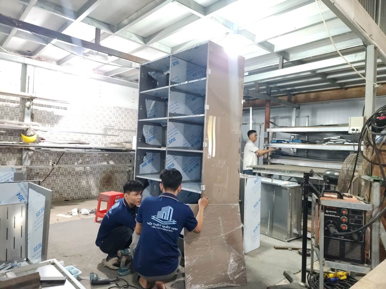 tủ bếp inox nhập khẩu