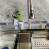 Tủ bếp Inox caro 3 lớp hệ module