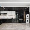Tủ Bếp Khung Inox Cánh Nhôm