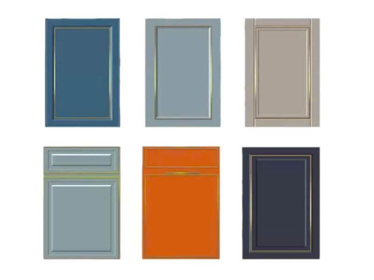 Tủ Bếp Inox Cánh Huỳnh Tân Cổ Điển