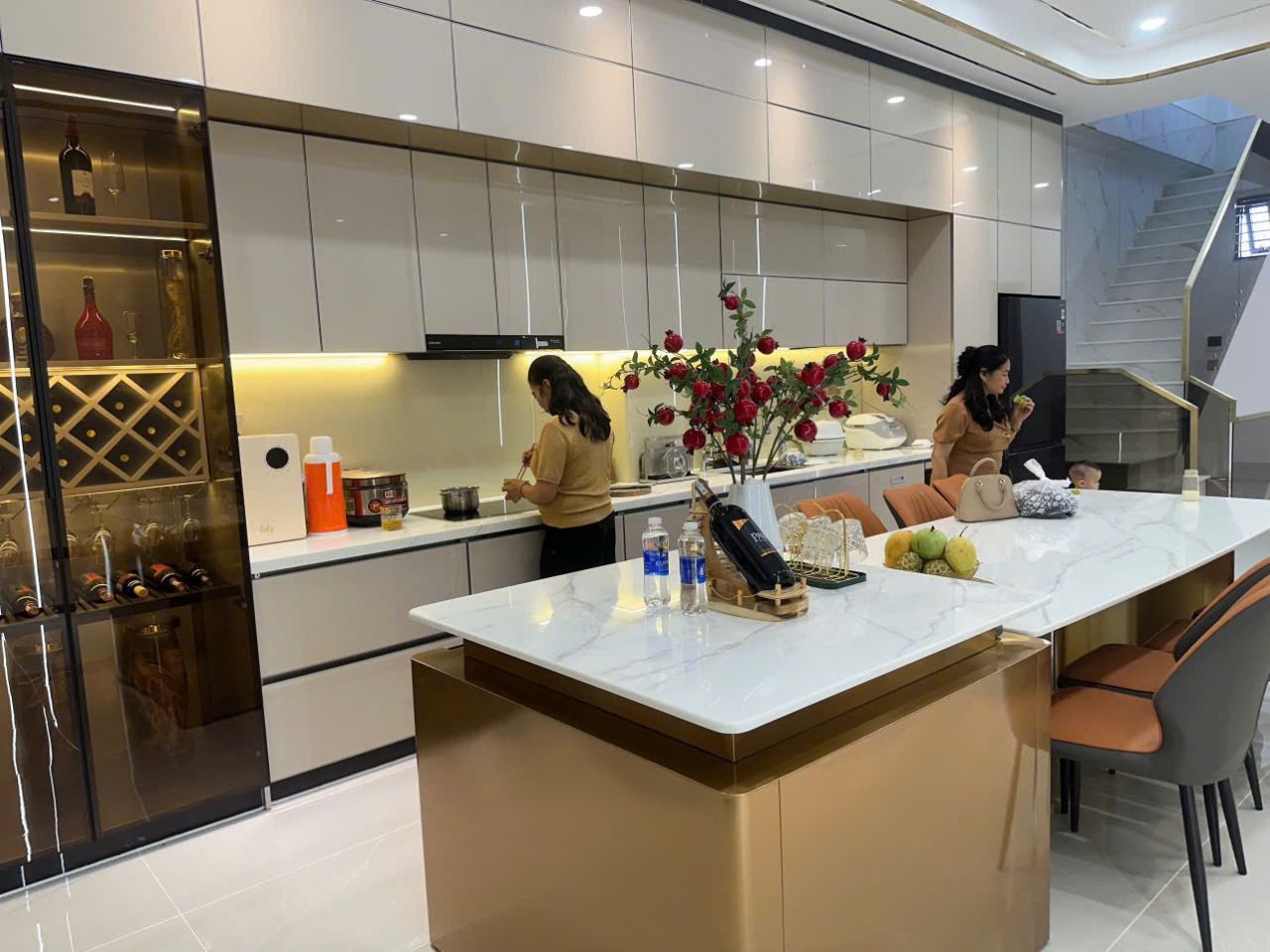 Tủ Bếp Inox 304 Hệ Hai Lớp 