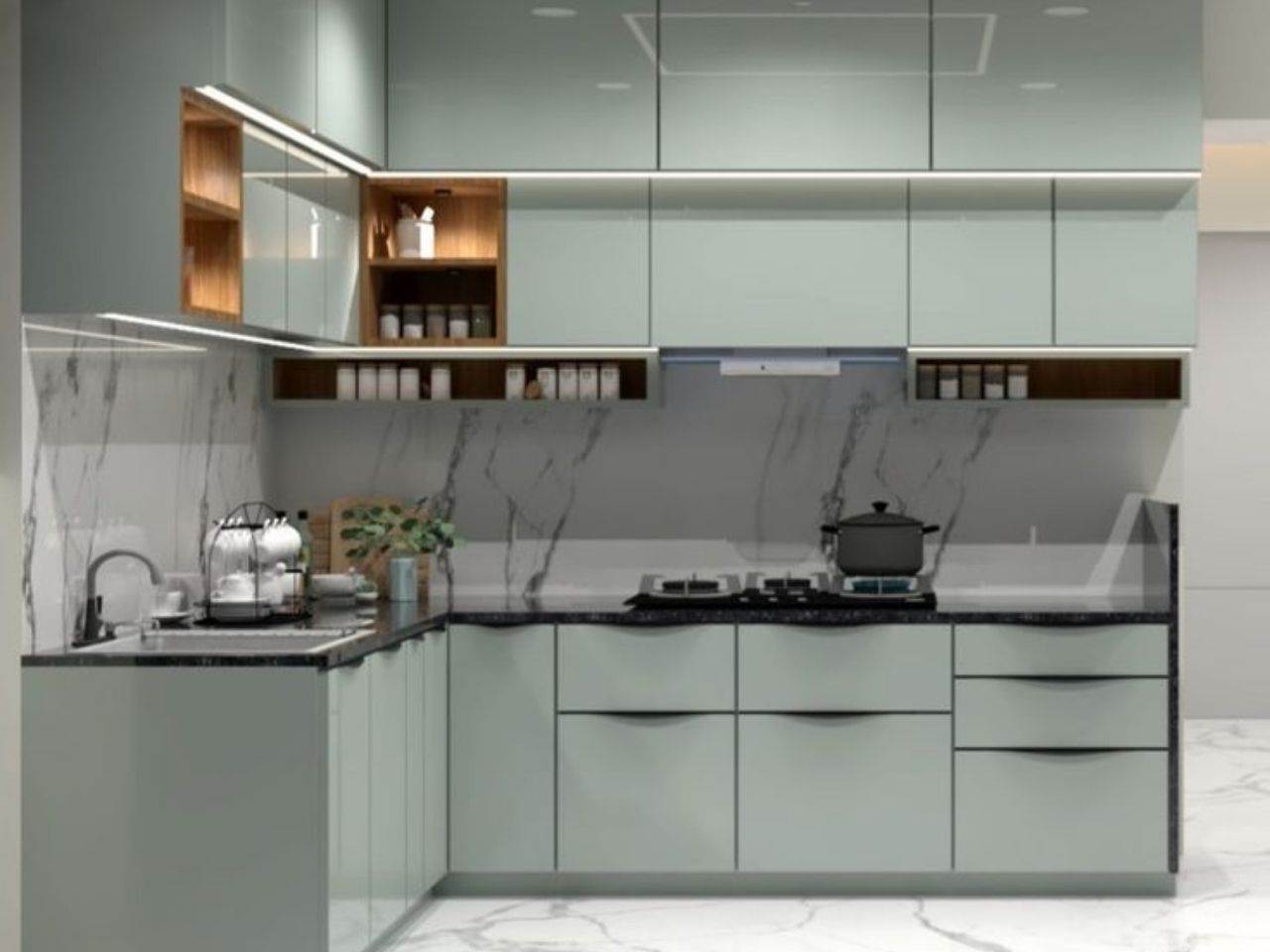 tủ bếp nhựa picomat