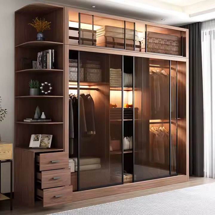 Tủ Quần Áo Cánh Kính Khung Nhôm