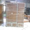 Tủ Quần Áo Nhôm Kính Vân Gỗ
