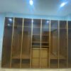 Tủ Quần Áo Nhôm Kính Vân Gỗ
