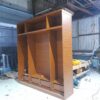 Tủ Quần Áo Nhôm Kính Vân Gỗ