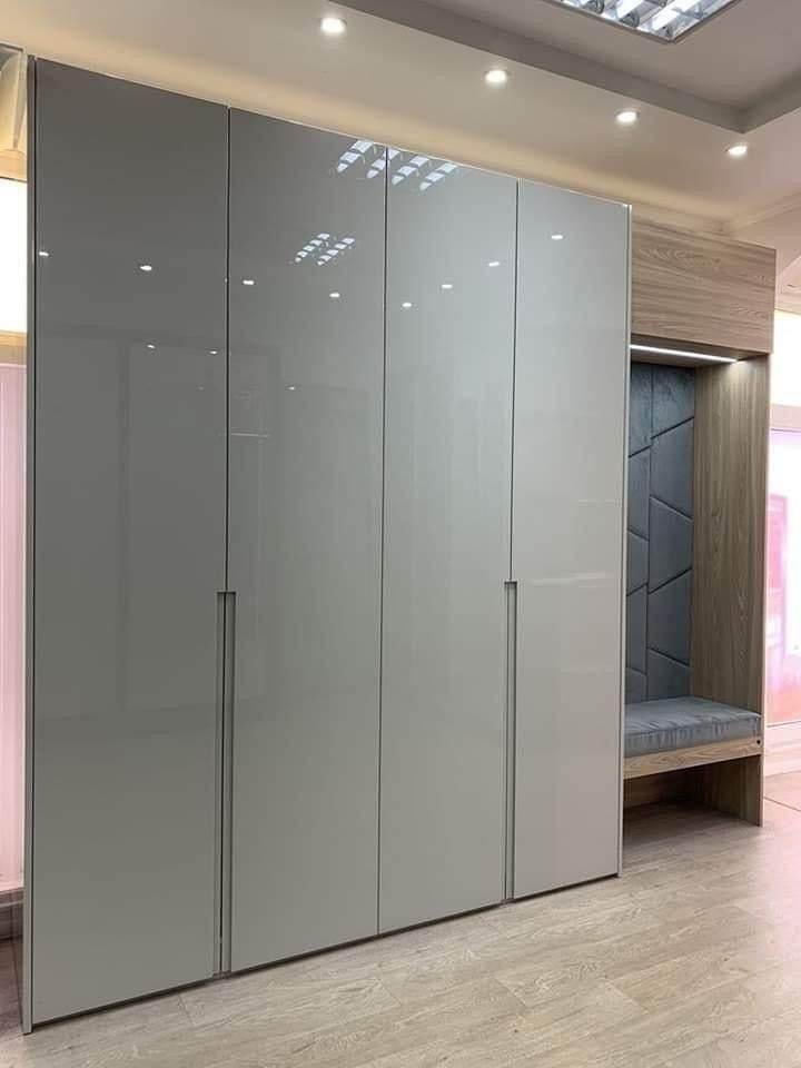  Tủ Quần Áo Gỗ Ép Phủ Acrylic