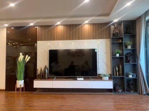 vach-tivi19.jpg Vách Tivi Nhựa Giả Gỗ