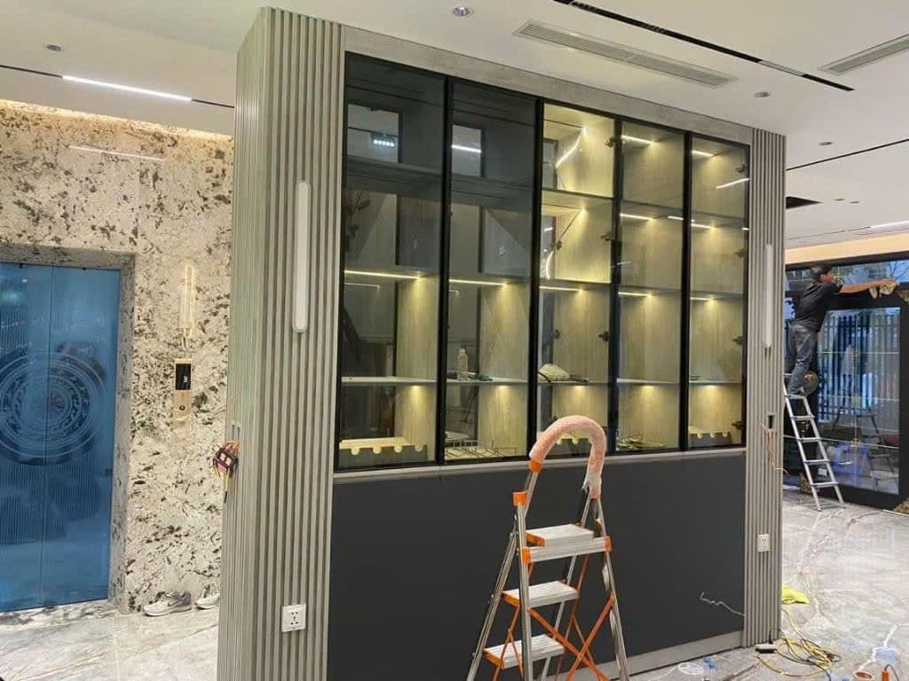 Tủ Quần Áo Nhôm Kính
