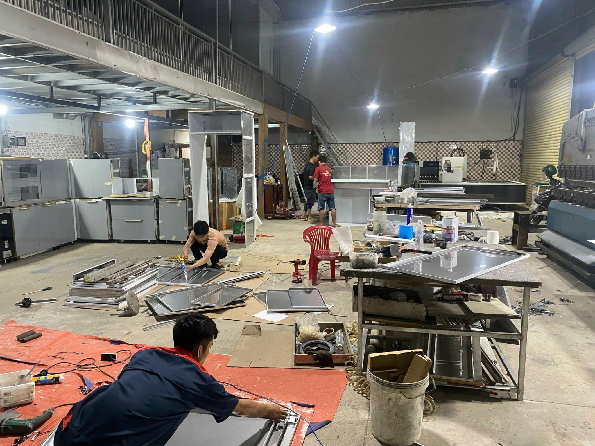 Tủ Bếp Nhôm Hợp Kim