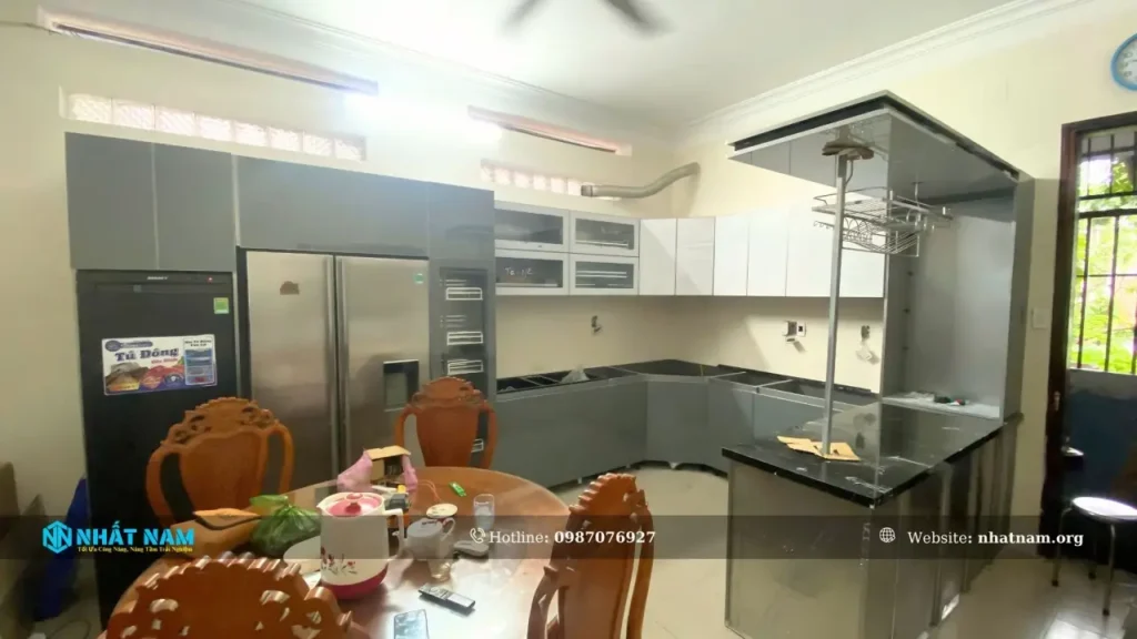 Công trình Anh Thành, Thủ Đức - Tủ bếp Inox 304 Caro