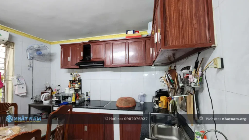 Công Trình Anh Liệt, Quận 12 – Tủ Bếp Inox 304 Caro Cánh Kính