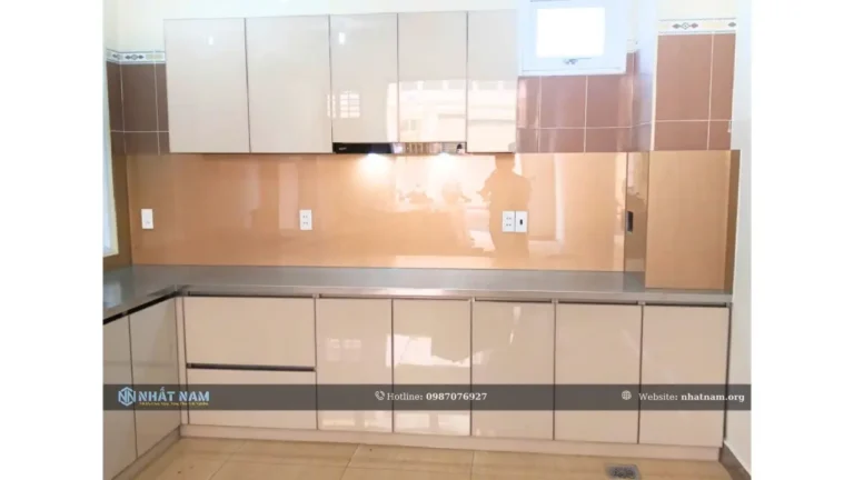 Công Trình Chị Linh, Đồng Nai - Tủ Bếp Inox 304 Vân Caro