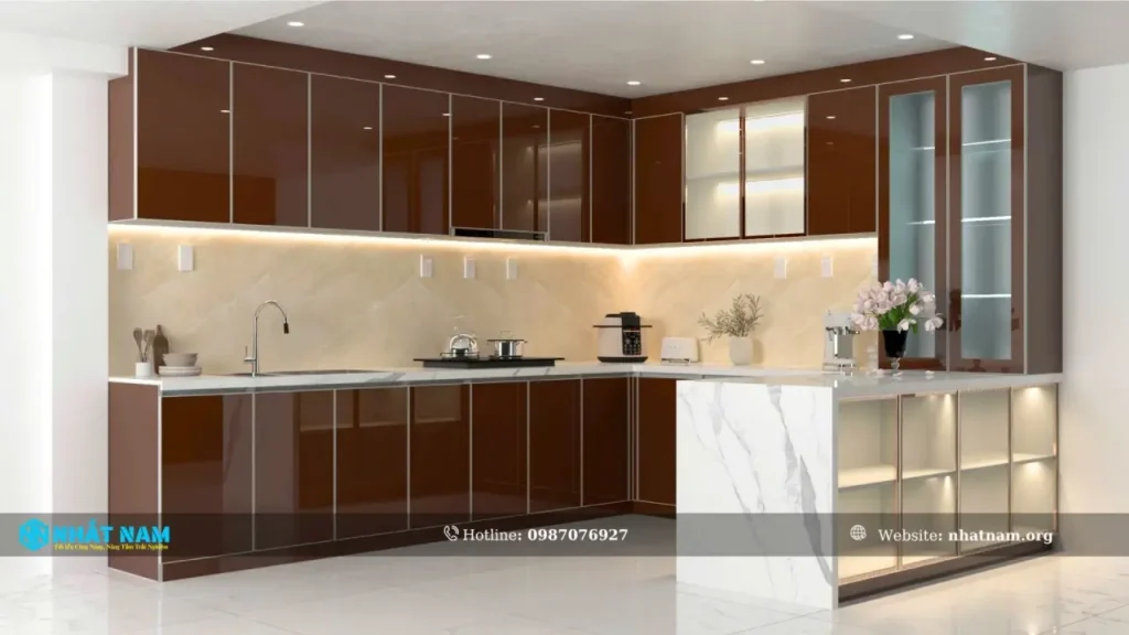 Công trình A. Thơ, Q.5 - Tủ bếp Inox 304 Caro