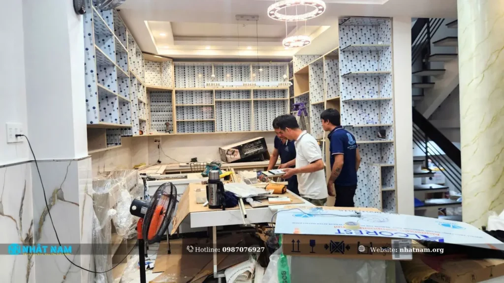 Công trình tủ bếp nhôm tại Phú Nhuận