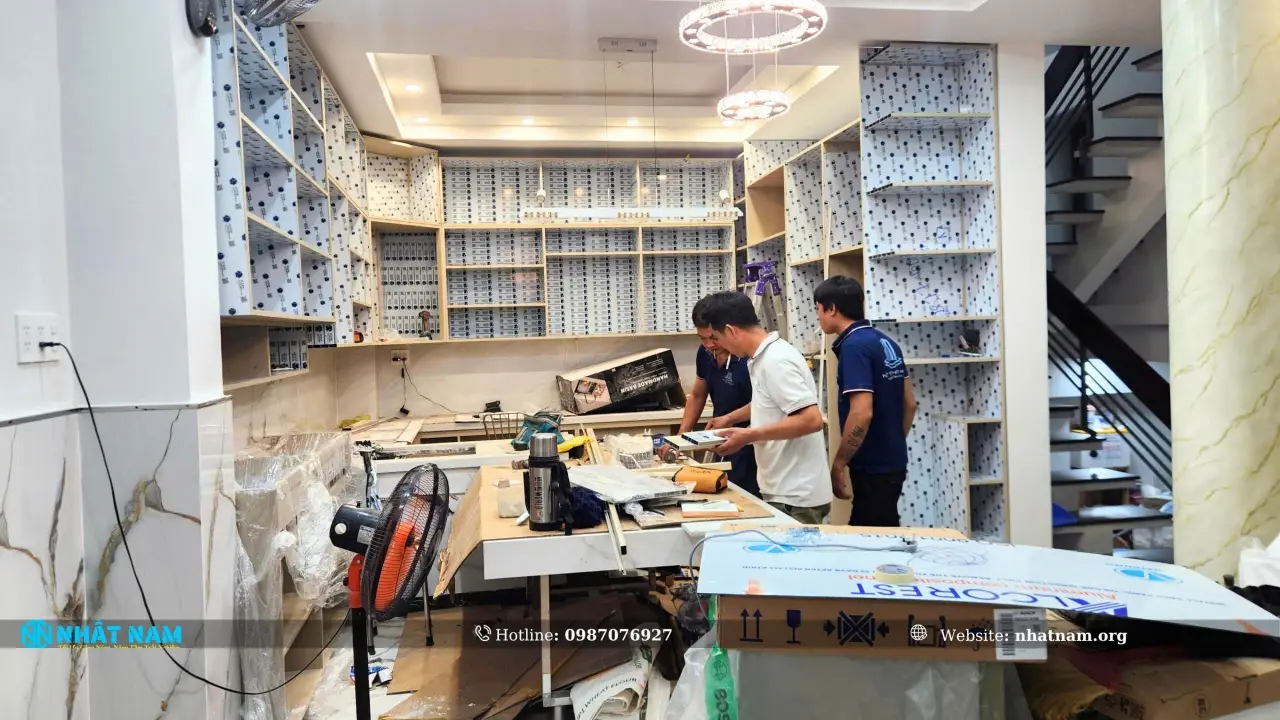 Công trình tủ bếp nhôm tại Phú Nhuận