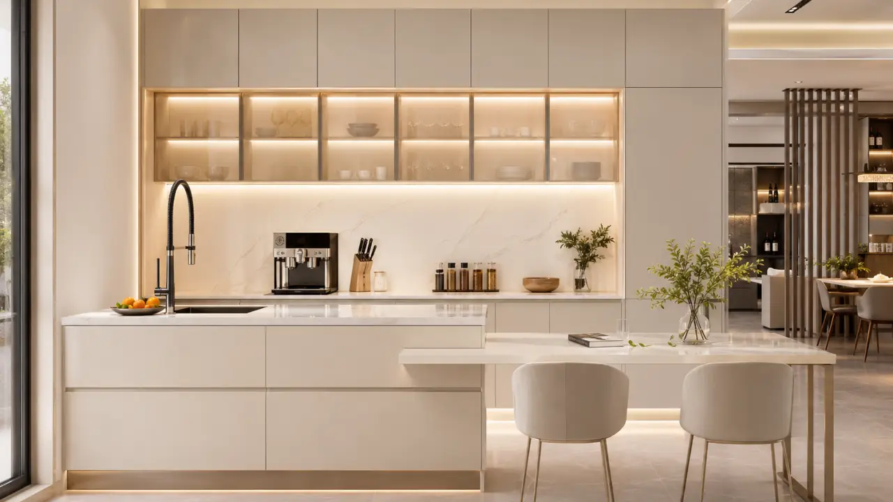 Tủ Bếp Inox Hiện Đại