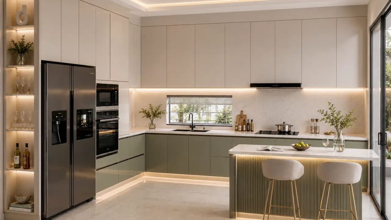 Tủ Bếp Inox Hiện Đại