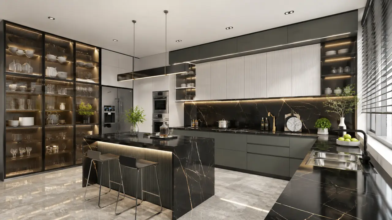 Tủ Bếp Inox Hiện Đại